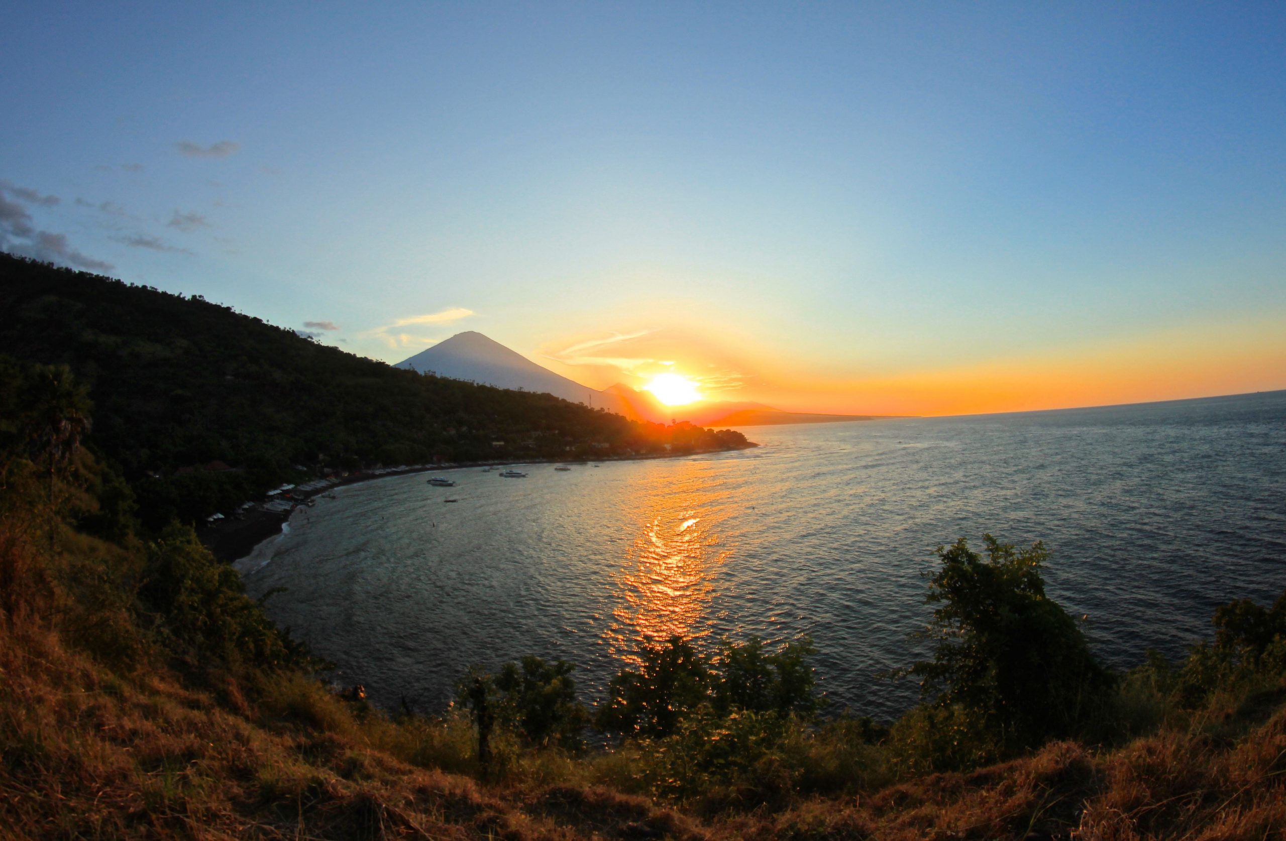 Coucher de soleil Amed Agung
